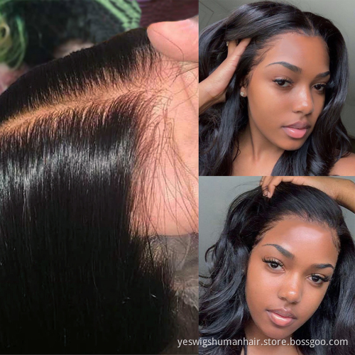 Wholesale Body Wave Raw Brazilian Human Hair Hd Full Lace Front Wig Cheap Natural Human Hair Extension Lace Closure Wig Vendor